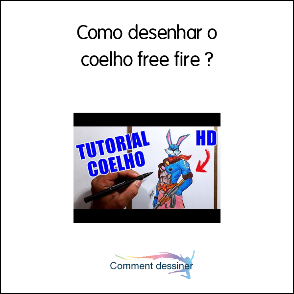 Como desenhar o coelho free fire